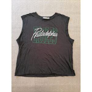 Junk Food Male XL Philadelphia Eagles Black Sleeveless Shirt NFL Football